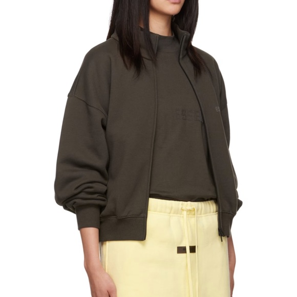 Fear of God Essentials Gray Full Zip Jacket - Picture 5 of 5